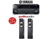 Yamaha AVENTAGE RX A660BL 7.2 Ch Network AV Receiver 1 Pair of Polk Audio Signature S60 Floorstanding Loudspeakers Bundle