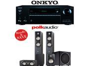 Polk Audio Signature S50 5.1 Ch Home Theater System with Onkyo TX NR656 7.2 Ch Network AV Receiver