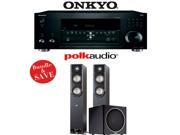 Onkyo TX RZ810 7.2 Channel Network A V Receiver Polk Audio S50 Polk Audio PSW110 2.1 Home Theater Package