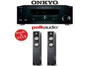 Onkyo TX RZ810 7.2 Channel Network A V Receiver 1 Pair of Polk Audio Signature S60 Floorstanding Loudspeakers Bundle
