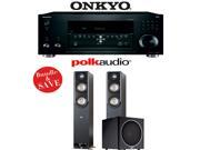 Onkyo TX RZ810 7.2 Channel Network A V Receiver Polk Audio S60 Polk Audio PSW110 2.1 Home Theater Package