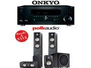 Polk Audio Signature S60 5.1 Ch Home Theater System with Onkyo TX RZ810 7.2 Ch Network AV Receiver