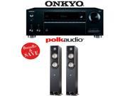 Onkyo TX RZ710 7.2 Channel Network A V Receiver 1 Pair of Polk Audio Signature S50 Floorstanding Loudspeakers bundle
