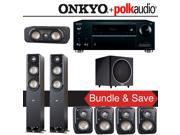 Polk Audio Signature S50 7.1 Ch Home Theater System with Onkyo TX RZ710 7.2 Ch Network AV Receiver