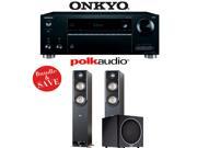 Onkyo TX RZ710 7.2 Channel Network A V Receiver Polk Audio S60 Polk Audio PSW110 2.1 Home Theater Package