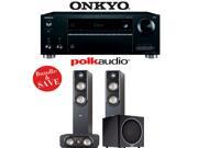 Onkyo TX RZ710 7.2 Channel Network A V Receiver Polk Audio S60 Polk Audio S30 Polk Audio PSW110 3.1 Home Theater Package