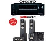 Polk Audio Signature S60 5.1 Ch Home Theater System with Onkyo TX RZ710 7.2 Ch Network AV Receiver