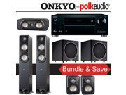 Polk Audio Signature S60 5.2 Ch Home Theater System with Onkyo TX RZ710 7.2 Ch Network AV Receiver