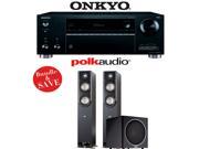 Onkyo TX RZ610 7.2 Channel Network A V Receiver Polk Audio S50 Polk Audio PSW110 2.1 Home Theater Package