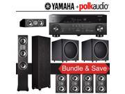 Polk Audio TSi 400 7.2 Ch Home Theater System with Yamaha AVENTAGE RX A760BL 7.2 Ch Network AV Receiver