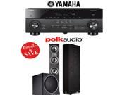 Yamaha AVENTAGE RX A760BL 7.2 Channel Network A V Receiver Polk Audio TSi 500 Polk Audio PSW125 2.1 Home Theater Package