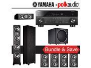 Polk Audio TSi 500 7.1 Ch Home Theater System with Yamaha AVENTAGE RX A760BL 7.2 Ch Network AV Receiver