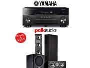 Yamaha AVENTAGE RX A860BL 7.2 Channel Network AV Receiver Polk Audio TSi 400 Polk Audio CS10 Polk Audio PSW125 3.1 Home Theater Package