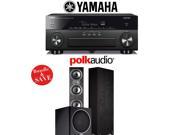 Yamaha AVENTAGE RX A860BL 7.2 Channel Network AV Receiver Polk Audio TSi 500 Polk Audio PSW125 2.1 Home Theater Package