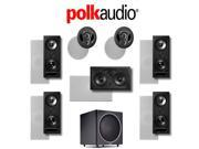 Polk Audio 265LS 7.1 Vanishing Series In Wall In Ceiling Home Theater System 265 LS 255C LS 900 LS PSW110