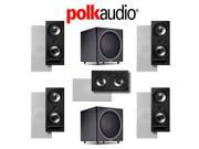 Polk Audio 265 RT 5.2 Vanishing Series In Wall Home Theater System 265 RT 255C RT PSW110