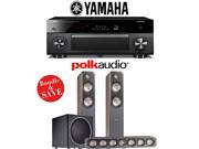 Yamaha RX A3060BL AVENTAGE 11.2 Channel Network A V Receiver Polk Audio S55 Polk Audio S35 Polk Audio PSW125 3.1 Ch Home Theater Package Walnut