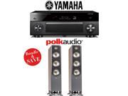 Yamaha RX A3060BL AVENTAGE 11.2 Channel Network A V Receiver 1 Pair of Polk Audio Signature S60 Floorstanding Loudspeakers Walnut Bundle