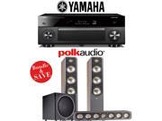 Yamaha RX A3060BL AVENTAGE 11.2 Channel Network A V Receiver Polk Audio S60 Polk Audio S35 Polk Audio PSW125 3.1 Ch Home Theater Package Walnut