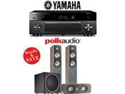 Yamaha RX A2060BL AVENTAGE 9.2 Channel Network A V Receiver Polk Audio S50 Polk Audio S30 Polk Audio PSW125 3.1 Home Theater Package