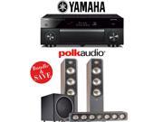 Yamaha RX A1060BL AVENTAGE 7.2 Channel Dolby Atmos Network A V Receiver Polk Audio S60 Polk Audio S35 Polk Audio PSW125 3.1 Ch Home Theater Package Wal