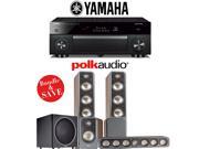 Polk Audio Signature S60 5.1 Ch Home Theater Speaker System Walnut with Yamaha AVENTAGE RX A1060BL 7.2 Ch Network AV Receiver