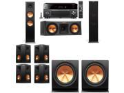 Klipsch RP 280F Tower Speakers RP 250C 7.2 Yamaha RX A3060