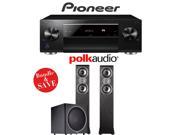 Pioneer Elite SC LX701 9.2 Ch Network AV Receiver Polk Audio TSi 300 Polk Audio PSW125 2.1 Ch Home Theater Package