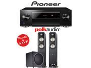 Pioneer Elite SC LX701 9.2 Ch Network AV Receiver Polk Audio S55 Polk Audio PSW125 2.1 Ch Home Theater Package