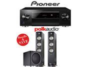 Pioneer Elite SC LX701 9.2 Ch Network AV Receiver Polk Audio S60 Polk Audio PSW125 2.1 Ch Home Theater Package