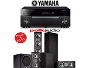 Polk Audio TSi 500 5.1 Ch Home Theater Speaker System with Yamaha AVENTAGE RX A1060BL 7.2 Ch Network AV Receiver