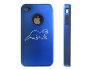 Apple iPhone 4 4S 4 Blue D3173 Aluminum Silicone Case Cover Baby Otter