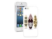 Apple iPhone 4 4S 4G White 4W572 Hard Back Case Cover Color Tribal Turtles Designed Surfboards