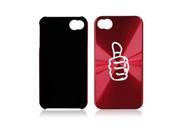 Apple iPhone 4 4S 4G Rose Red A1027 Aluminum Hard Back Case Cover Thumbs Up