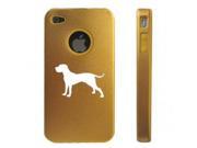 Apple iPhone 4 4S 4G Yellow Gold D9149 Aluminum & Silicone Case Great Dane Apple iPhone 4 4S 4G Yellow Gold D9149 Aluminum & Silicone Case Great Dane