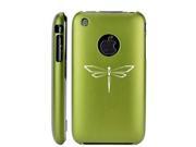 Apple iPhone 3G 3GS Green E206 Aluminum Metal Back Case Dragonfly
