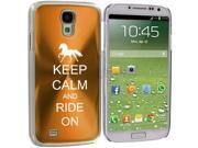 Gold Samsung Galaxy S4 S IV i9500 Aluminum Plated Hard Back Case Cover KK544 Keep Calm and Ride On Horse Gold Samsung Galaxy S4 S IV i9500 Aluminum Plated Hard Back Case Cover KK544 Keep Calm and Ride On Horse