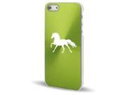 Apple iPhone 5 Green 5C583 Aluminum Plated Hard Back Case Cover Horse