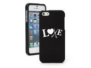 Apple iPhone 5 Black Rubber Hard Case Snap on 2 piece Love Hair Stylist Cutting Crafts