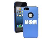 Apple iPhone 5 Blue 5D4619 Aluminum Silicone Case Cover Mom Baseball