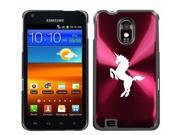 Rose Red Samsung Galaxy S II Epic 4g Touch Aluminum Plated Hard Back Case Cover H226 Unicorn Rose Red Samsung Galaxy S II Epic 4g Touch Aluminum Plated Hard Back Case Cover H226 Unicorn