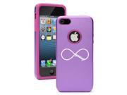 Apple iPhone 5 Purple 5D4272 Aluminum Silicone Case Cover Infinite Infinity Young Forever
