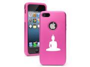 Apple iPhone 5 Hot Pink 5D3883 Aluminum & Silicone Case Cover Buddha Apple iPhone 5 Hot Pink 5D3883 Aluminum & Silicone Case Cover Buddha