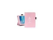Samsung Galaxy Tab 3 7.0 7 Pink Leather Case Cover Stand Keep Calm and Love Pandas