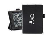 Black Amazon Kindle Paperwhite Leather Magnetic Case Cover Stand Infinity Infinite Love for Volleyball