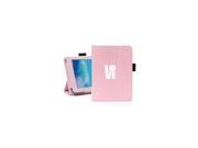 Samsung Galaxy Tab 3 7.0 7 Pink Leather Case Cover Stand Love Volleyball