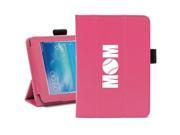 Samsung Galaxy Tab 3 7.0 7 Hot Pink Leather Case Cover Stand Mom Baseball Softball
