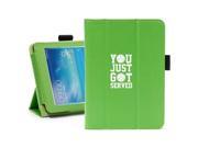 Samsung Galaxy Tab 3 7.0 7 Green Leather Case Cover Stand You Just Got Served Volleyball