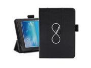 Samsung Galaxy Tab 3 7.0 7 Black Leather Case Cover Stand Infinity Infinite Dance Forever