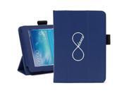 Samsung Galaxy Tab 3 7.0 7 Blue Leather Case Cover Stand Infinity Infinite Dance Forever